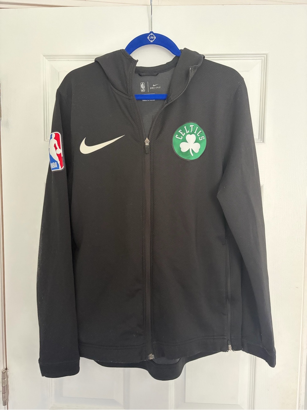 Nike Men Boston Celtics Black Full-Zip Hoodie Jacket
